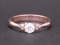ダイヤモンドリング,手作り,婚約指輪