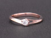 ダイヤモンドリング,婚約指輪,ピンクゴールド