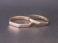 オーダーメイド、正7角形結婚指輪