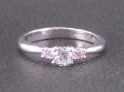 ハンドメイドジュエリーグランドガレリア帯広のpt900プラチナの婚約指輪（エンゲージリング）